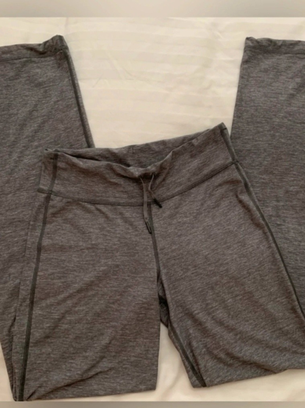 lululemon athletica Gray Drawstring Active Leggings